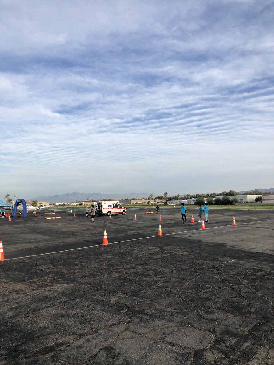 SHHSAviation's tweet photo. Thank you @SHHSAviation for volunteering at (Soaring for STEM 5k) run at Bermuda Dunes airport. https://t.co/v0vPkhle7g
