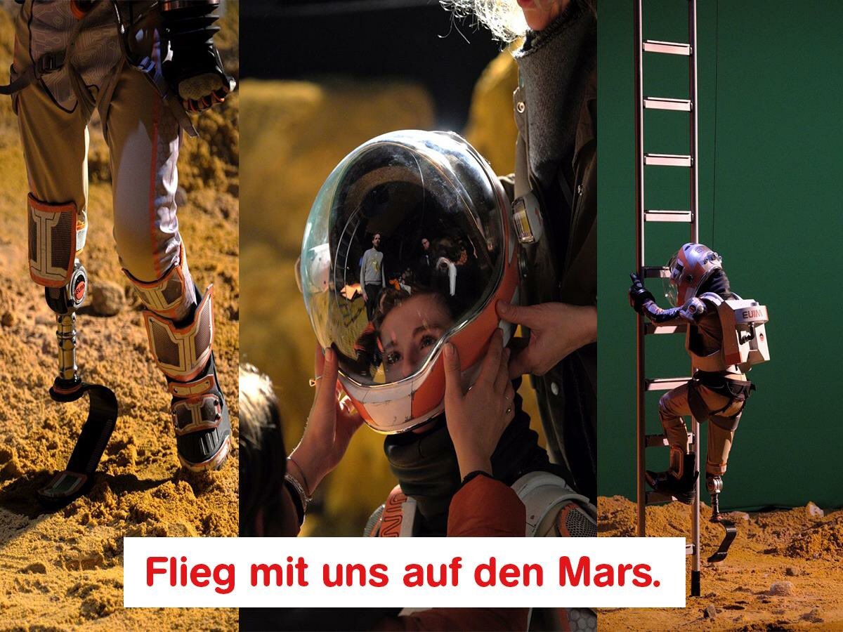 BladeBoyRio's tweet photo. @Skyrora_Ltd @aktion_mensch @STEMAmbassadors BIG THANKS @Skyrora_Ltd for sharing this incredible #video from @aktion_mensch - Rio had so much fun making #MissionZukunft! That’s one small blade-step for man, one giant leap for mankind! 👨‍🚀🚀☄️ #VonAnfangAn #AktionMensch #Inclusion #Inklutopia #Amputee #Astronaut #MarsLanding https://t.co/OqCZkpm30I