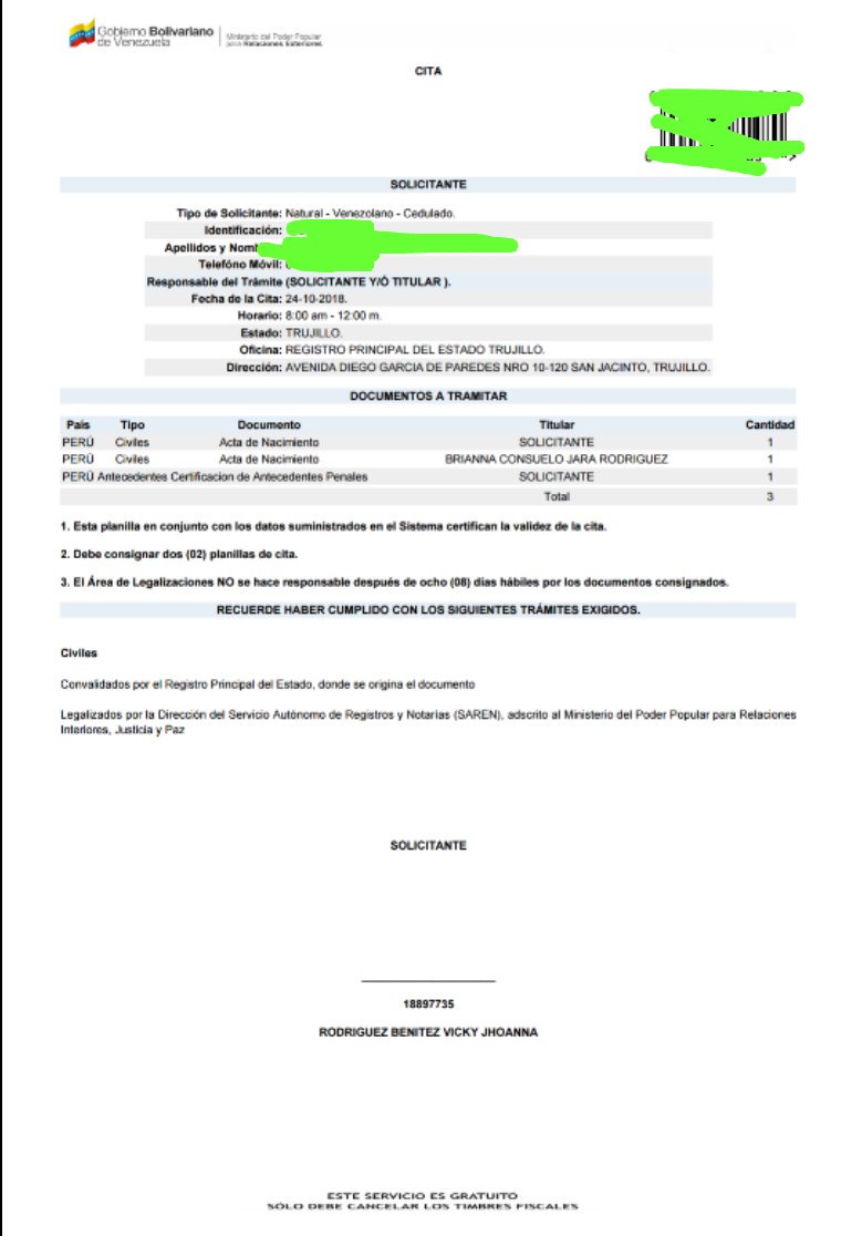 gercegarra's tweet photo. #apostilla SACANDO CITAS PARA LOS ESTADOS HABILITADOS!! información de precio 👉 04247183602 👈 por WHATSAPP O TEXTO https://t.co/yaQIljdYIj