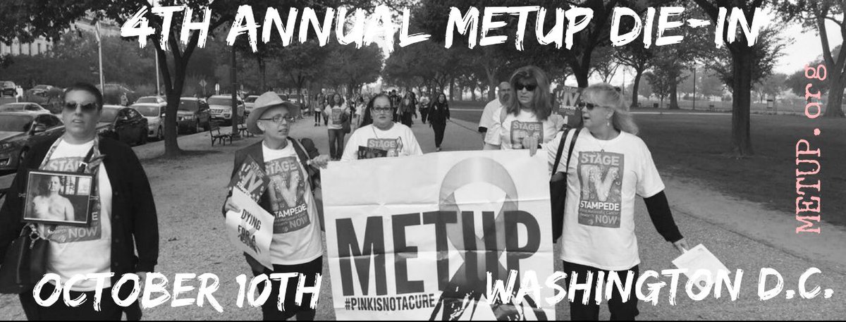 METUPorg's tweet photo. Our Facebook page got over 5000 “likes” via people who shared this post throughout our community promoting METUP’s DC DieIn. Join us live Oct 10th on Facebook at 9:00 AM EST to support METUP’s virtual die-in. #BCSM #metastaticBC #DCdieIn18 https://t.co/3AFbjdRdmA