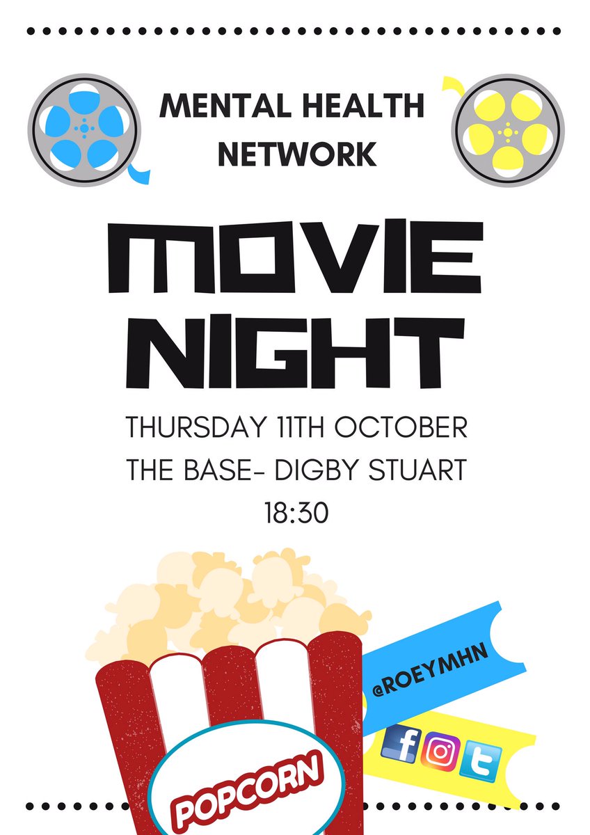 Come along to our Movie Night this Thursday (11th Oct) from 18:30 in The Base on Digby Stuart. Directions will be posted closer to the event to find it. We will be watching Perks of Being A Wallflower!