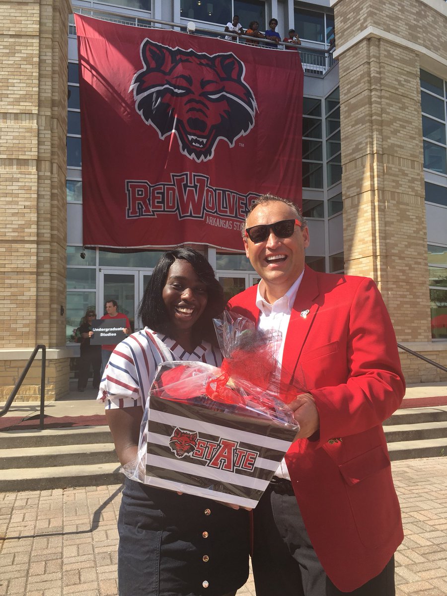 AStateAdmission's tweet photo. Congratulations to all of our giveaway winners from Pack Preview today! We are so excited for these future Red Wolves! https://t.co/UgozRF7ryC