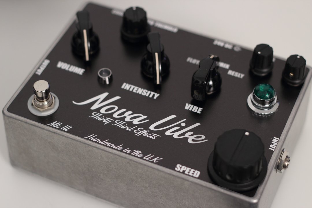 thirtythirdfx's tweet image. Just finished a Nova Vibe Mk 3. Contact thirtythirdeffects@gmail.com if interested.