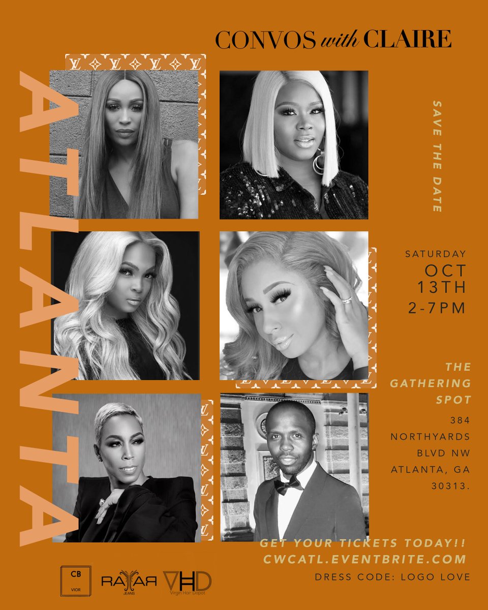 Our annual fashion networking event @ConvoswithClaire , is coming to #Atlanta on Saturday October 13th! Learn more and RSVP at CWCATL.eventbrite.com !