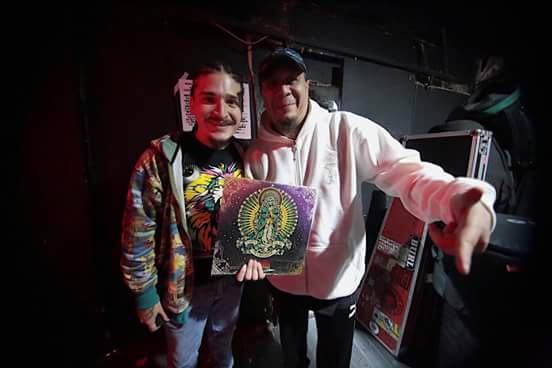 DakosMusic's tweet photo. La rompió anoche ⏩ @Santaferia en #ClubTucumán #Quilmes⏩ Muchas gracias a los chicos de @metaguachaok y a #Traiko por el recibimiento. https://t.co/D2KAnb0Qa1