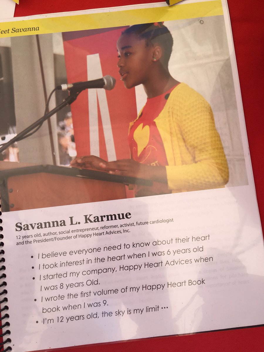 Meet Savanna L. Karmue one of the amazing entrepreneurs featured today. At only 12 Savanna has written her own book called Happy Heart. She was so sweet and is an incredible speaker! #HappyHeart #WWWfestival #girlsfest #girlsfestival #worldwidewomen