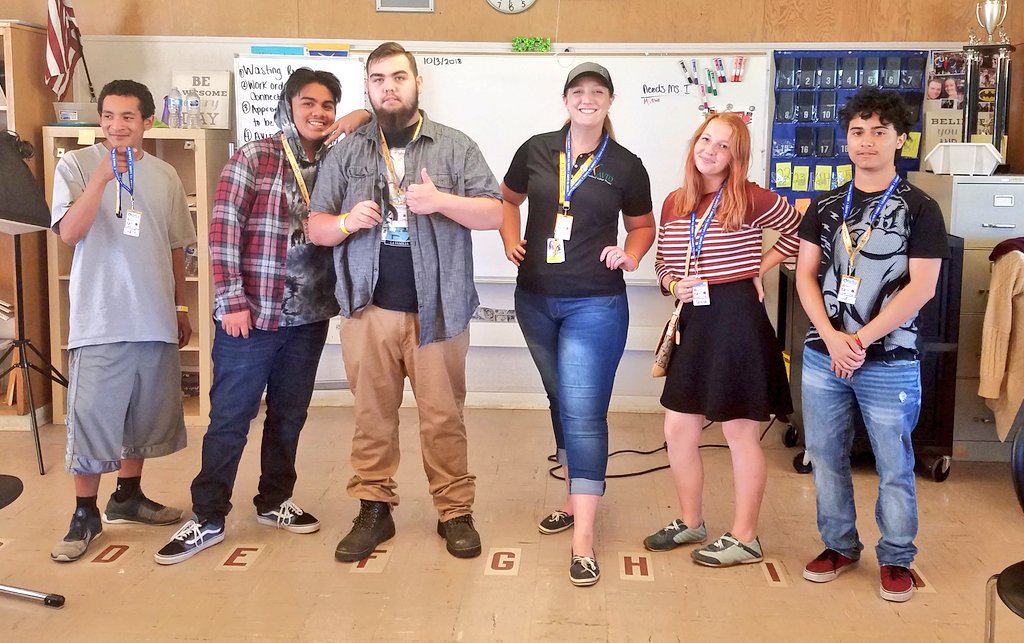 maplemakers's tweet photo. @HancockCollege Career Exploration Day was awesome! Thank you for the swag and ideas for the future! #alted #mapleknights #ccea @ccea @katykazi https://t.co/N7p6X09mlr