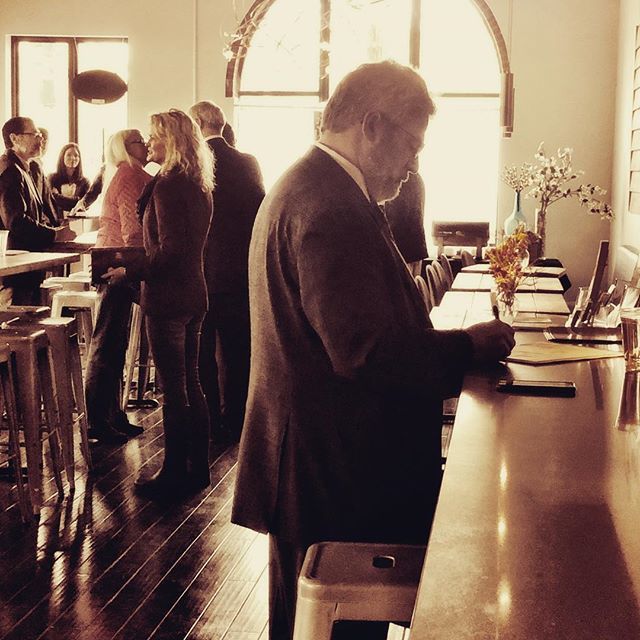 CroninForJudge's tweet photo. Yesterday as the venue began filling up for the bar association’s forum we found Dennis doing his usual - preparing. #Prepared #CroninCrew https://t.co/DVoIgfob9V https://t.co/ju14jQAcwm