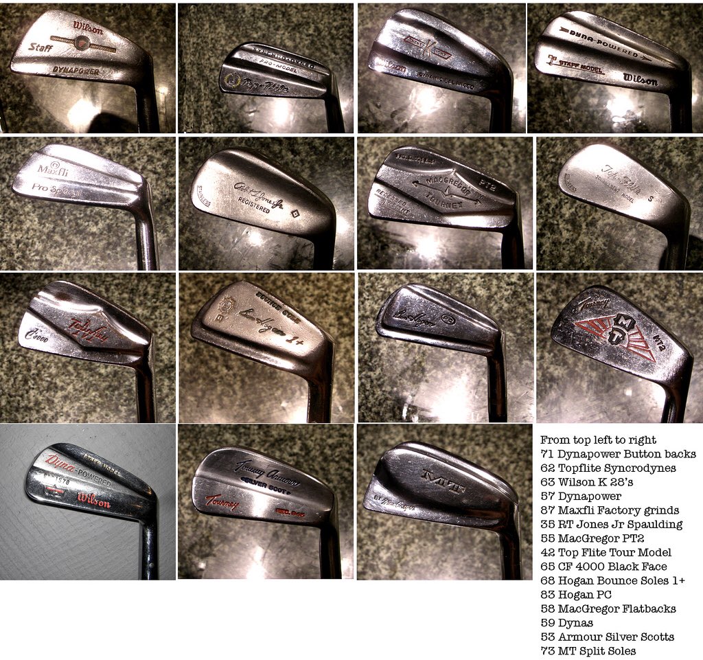 Some nice blades from advanced ball striking