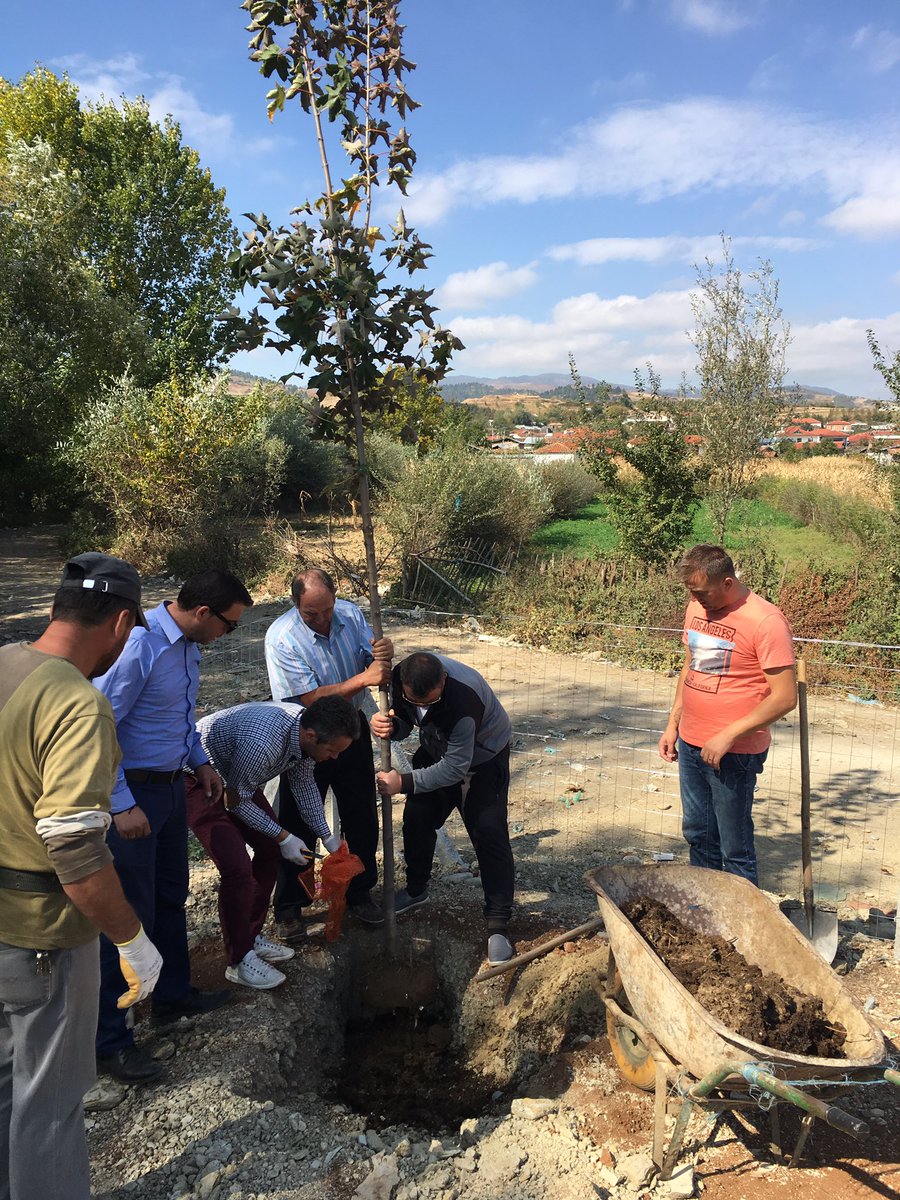 QendraACEG's tweet photo. Today we had fun working for the #colors of Park of Miras and #treeplanting. A #socialinnovation for local community, kids and local administration of #Devoll municipality to be together. Thanks to @SENiOR_II_Alb, @rec_albania and @SwedeninAL https://t.co/sQlfNM2VbH