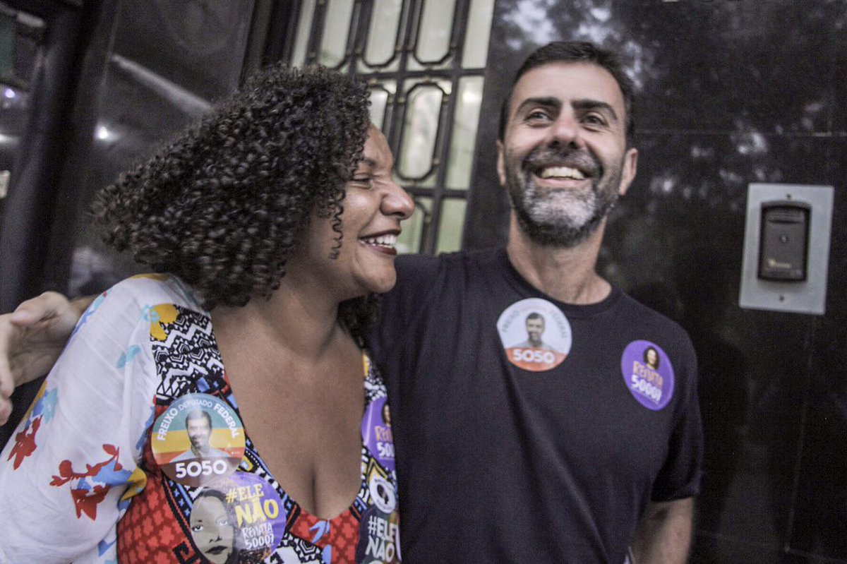 MarceloFreixo's tweet photo. Parceria de mais de 12 anos. @renatasouzario vai dar continuidade ao nosso trabalho na Alerj. Amanhã é 5050 para federal e Renata Souza 50007 para deputada estadual! #Freixo5050 #FreixoFederal #AgoraÉFederal #RêFreixo https://t.co/WXKWo7vpT4