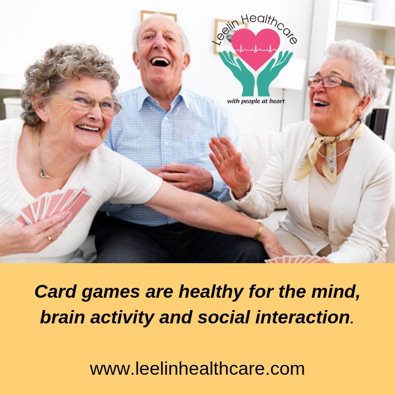 LeelinHealthca1's tweet photo. Did you know? Card games are healthy for the mind, brain activity and social interaction. 
https://t.co/7NT4UWaDAn https://t.co/JgRXh1A28Q