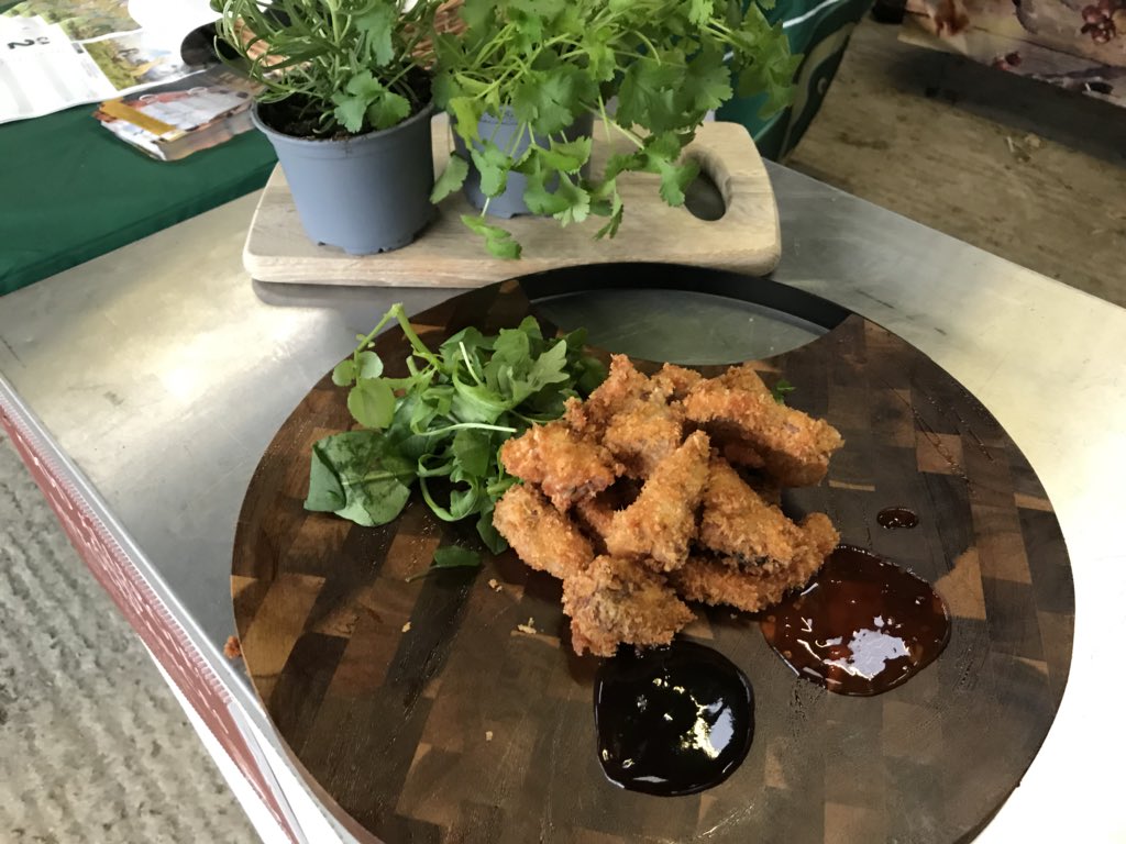 mnuddys's tweet photo. Partridge from @Turnersgame goujons again tomorrow @SouthEngShows #autumnshow thanks to @RichardHChef @tasteofgame great recipe https://t.co/gxkScd5NJN