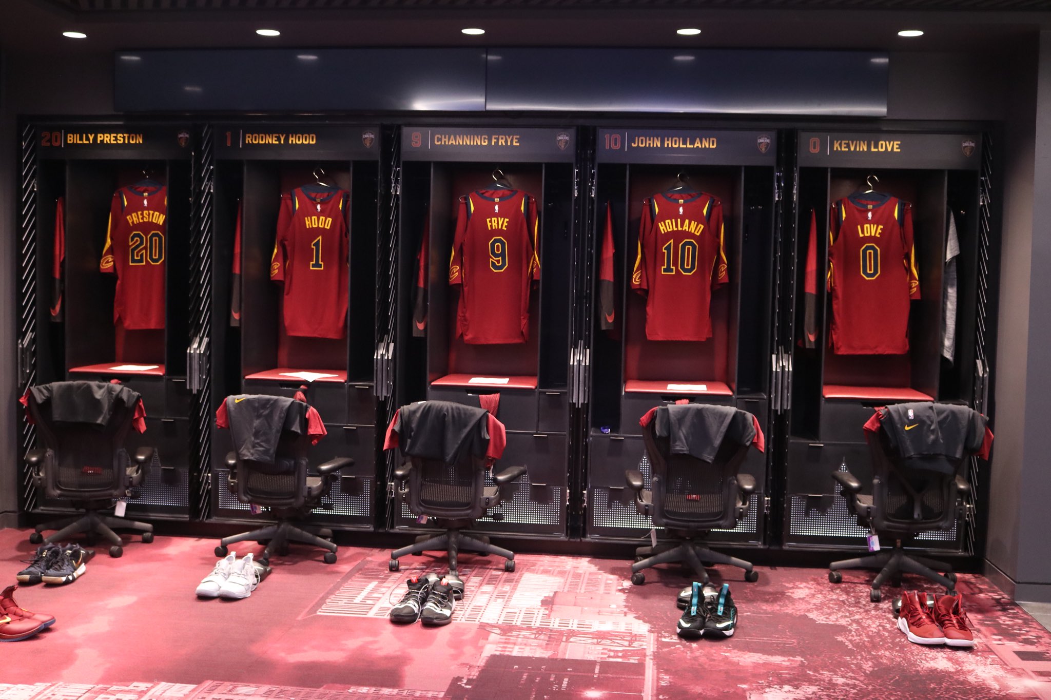 Cavs locker room clearance