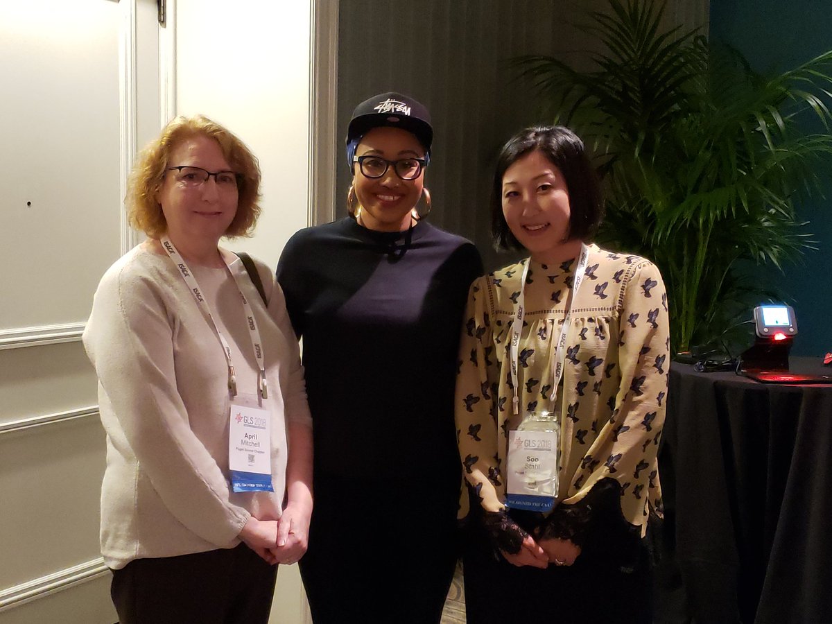 April_Mitchel's tweet photo. @yassmin_a @KWakati Thank you for your inspirational presentation! You're wise beyond your years. #Respect #ISACAPSC https://t.co/sV8UjUS1Xl