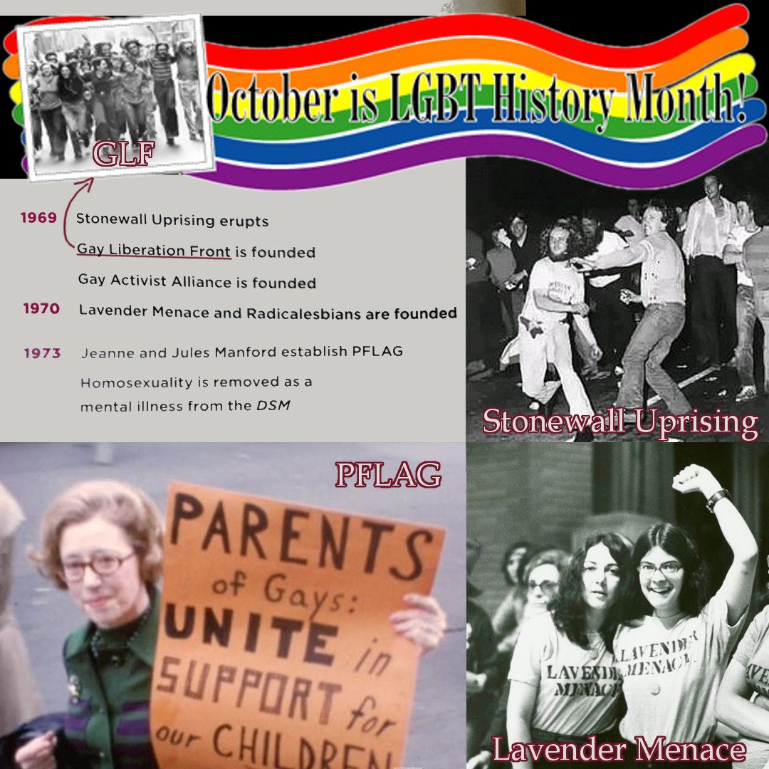scvPFLAG's tweet photo. October is #LGBTHistoryMonth, so here's some more #LGBTHistory !
#LGBTQHistoryMonth #LGBTQHistory #PFLAGscv #PFLAG #SantaClarita #SCV #LGBTQ #LGBT #Lesbian #Gay #Bisexual #Transgender #Trans #Gender #Sexuality #GenderQueer #NB #NonBinary #Queer #Education https://t.co/0O50e8bPnu