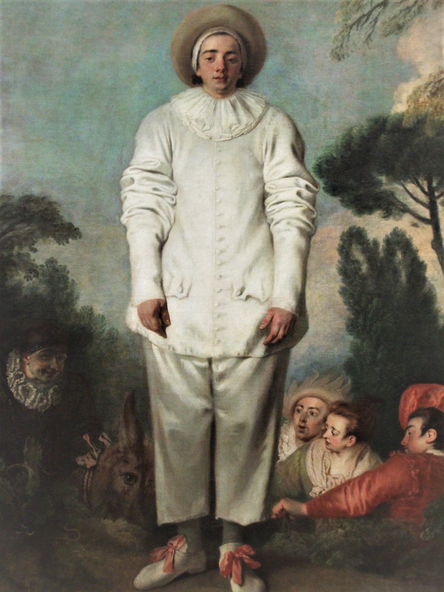 世紀初頭の空の色 Cvet Neba Nachala Go Veka ピエロ アルルカン 道化師といったキャラクターは極めて魅力的だ 多くの画家が傑作を遺している 18世紀の画家ワトーのピエロは恐らく最も古い 哀愁を帯びたピエロはキュービズムの画家たちに霊感を与え