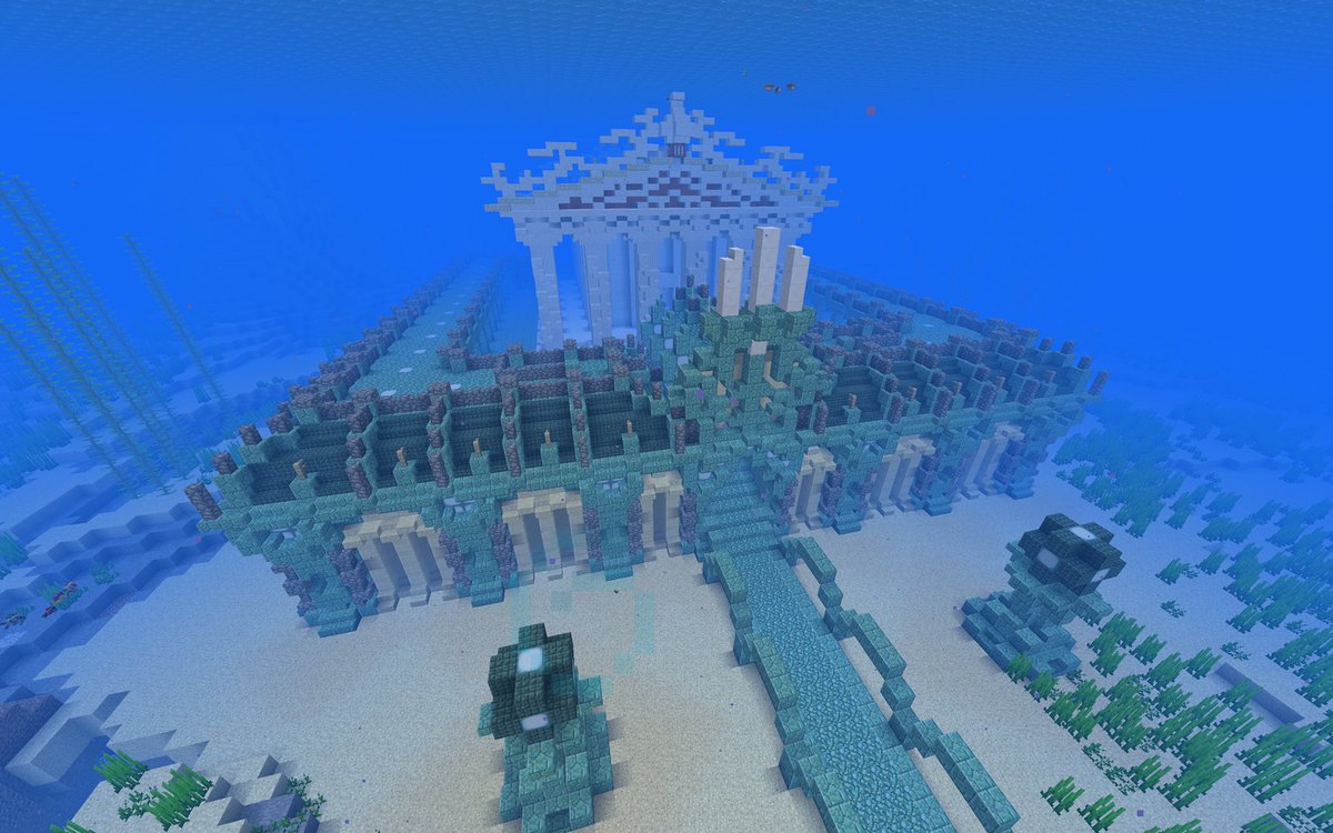 Twitter 上的 サマルトリア つるつる水中建築 海底神殿のリフォームです T Co Pcu2kgwz96 Twitter