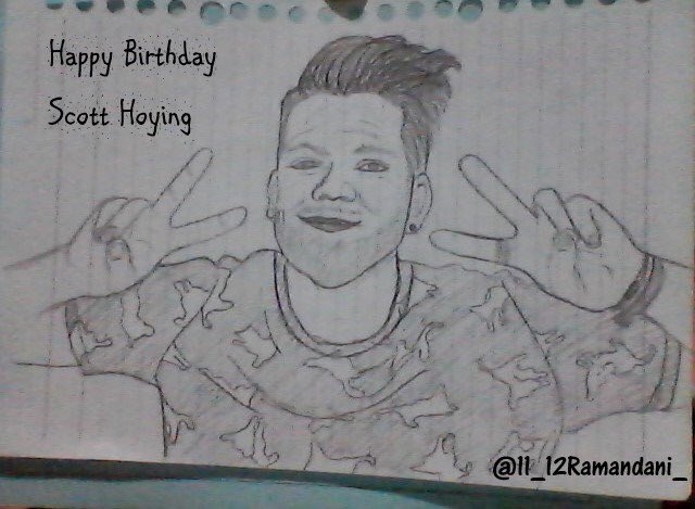  Happy Birthday Scott Hoying sketch by 