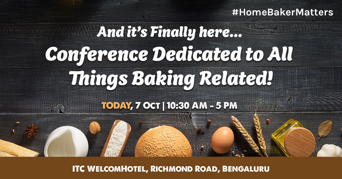 godrejjersey's tweet image. In #Bengaluru today?... and love all things #Baking? If so you got to check out #HomeBakerMatters conference at @ITCHotels #Richmondroad #GodrejJersey #Bakewithus #Baking101 #homebaked @FoodBloggerAI @VikhroliCucina