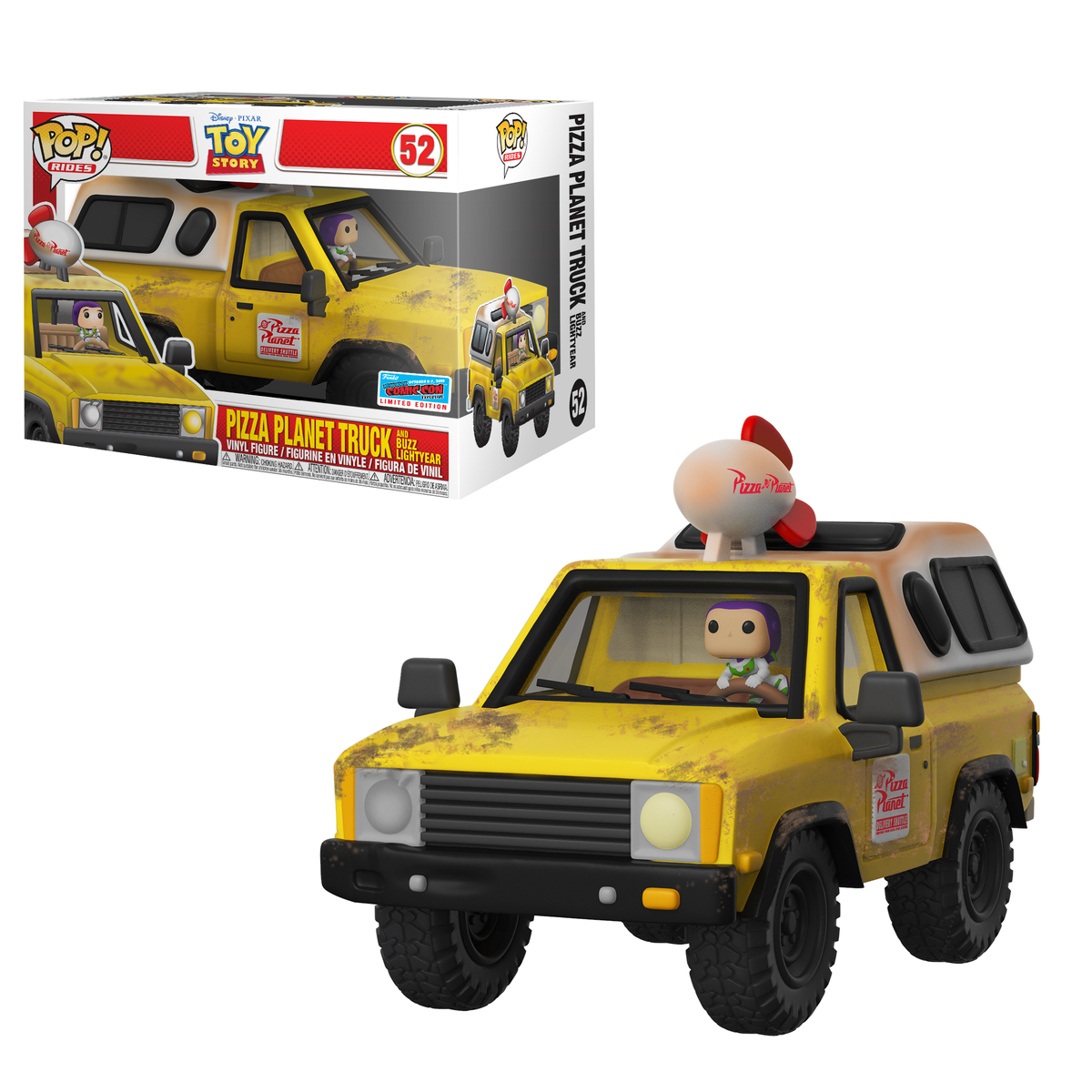 RT &amp; follow <a href="/OriginalFunko/">Funko</a> for the chance to win an NYCC 2018 exclusive Pizza Planet Truck with Buzz Lightyear Pop! Ride! #FunkoNYCC