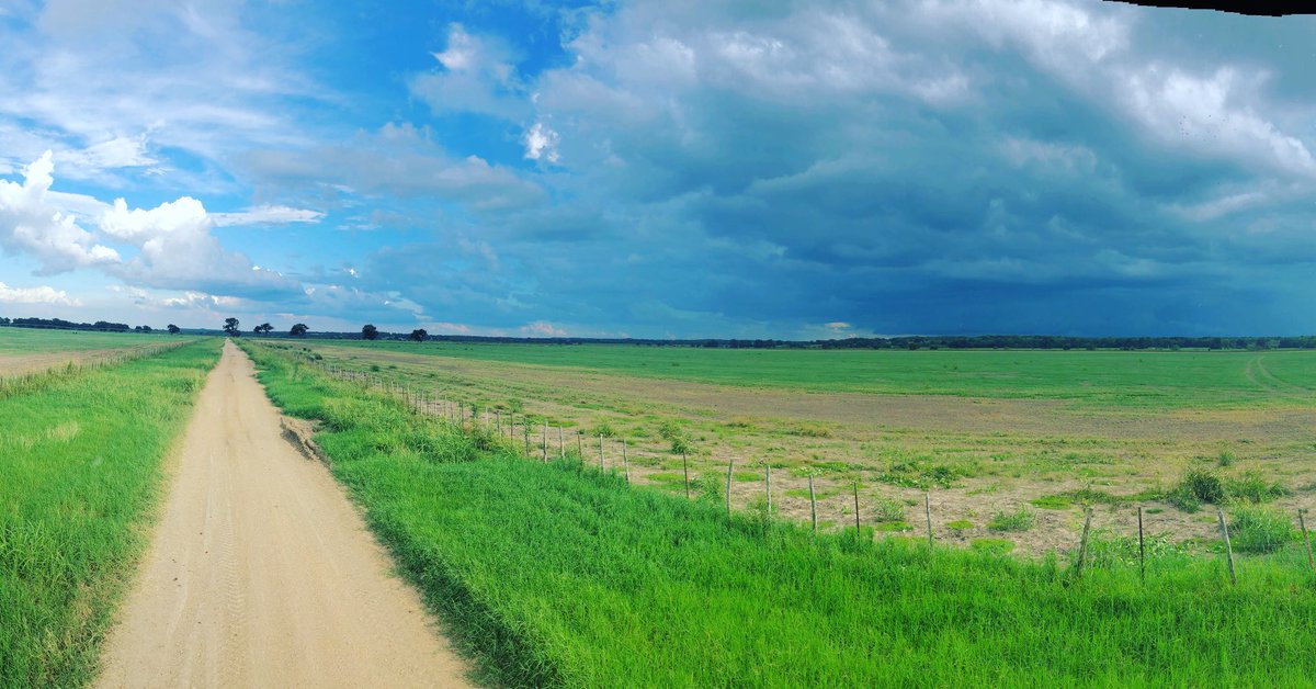 The storms were rolling through Texas Today! #stormwatch trying to beat the rain! #rain #texas #storm
