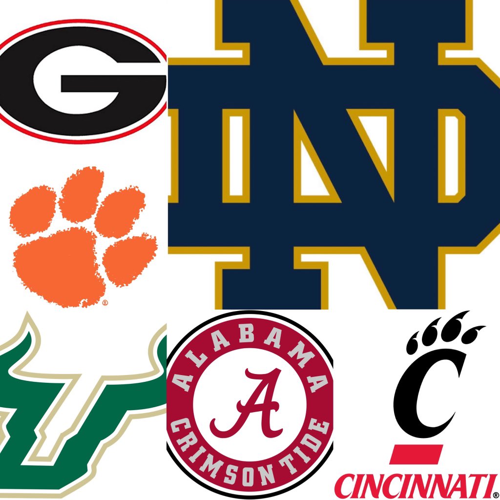 CFBHome's tweet photo. And then there were 11🔥

RETWEET IF YOUR TEAM IS STILL UNDEFEATED

Alabama
Georgia
Ohio St
Clemson
Notre Dame
West Va
UCF
NC State
Colorado 
South Florida
Cincinnati https://t.co/IRymepJJOA