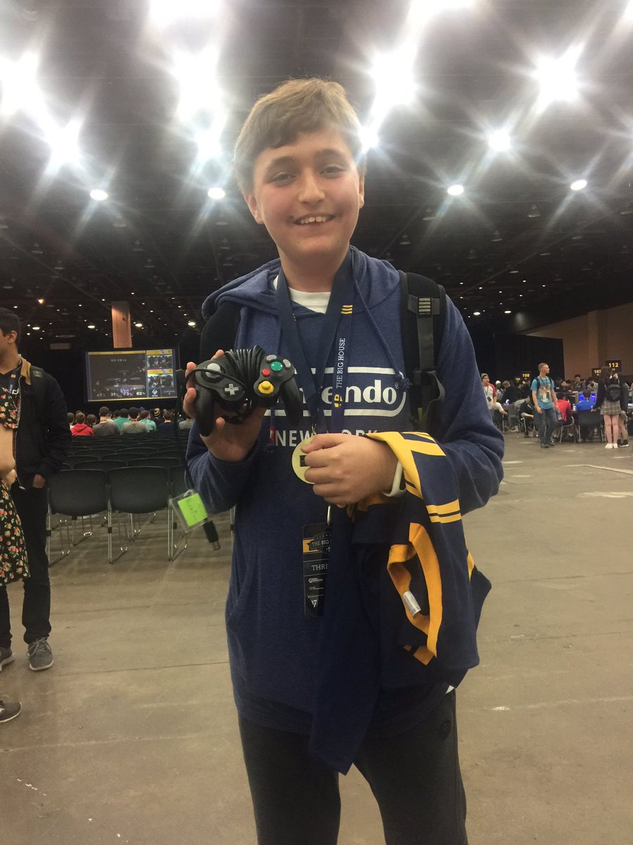 Congratulations to our Wii U under-16 bracket winner @TobyWanKenobi23 We have a bright future in Ultimate #TBH8