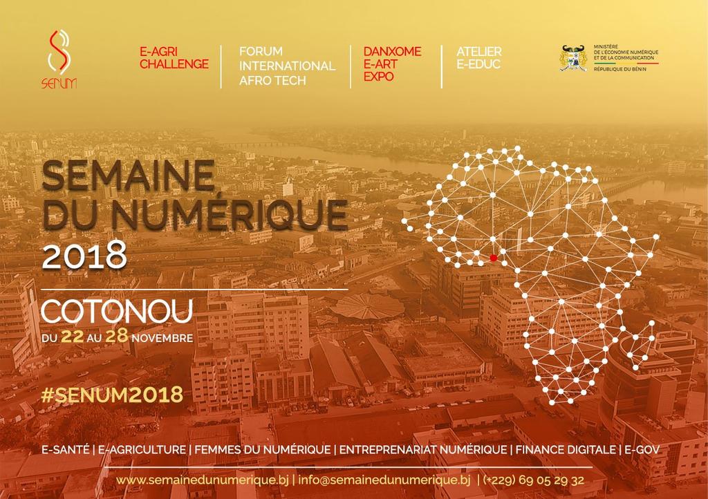 AurelieASZ's tweet photo. C’est avec un grand plaisir que je vous invite à prendre le rendez-vous de la SEMAINE DU NUMERIQUE qui se tiendra du 22 au 28 nov. au Bénin. Mais avant cela, rejoignez moi au grand show du mobile app made in africa, le 20 octobre à Cotonou.
#BeninNumerique #SENUM2018 #AFRICAMAD18 https://t.co/ElFXtznqDy