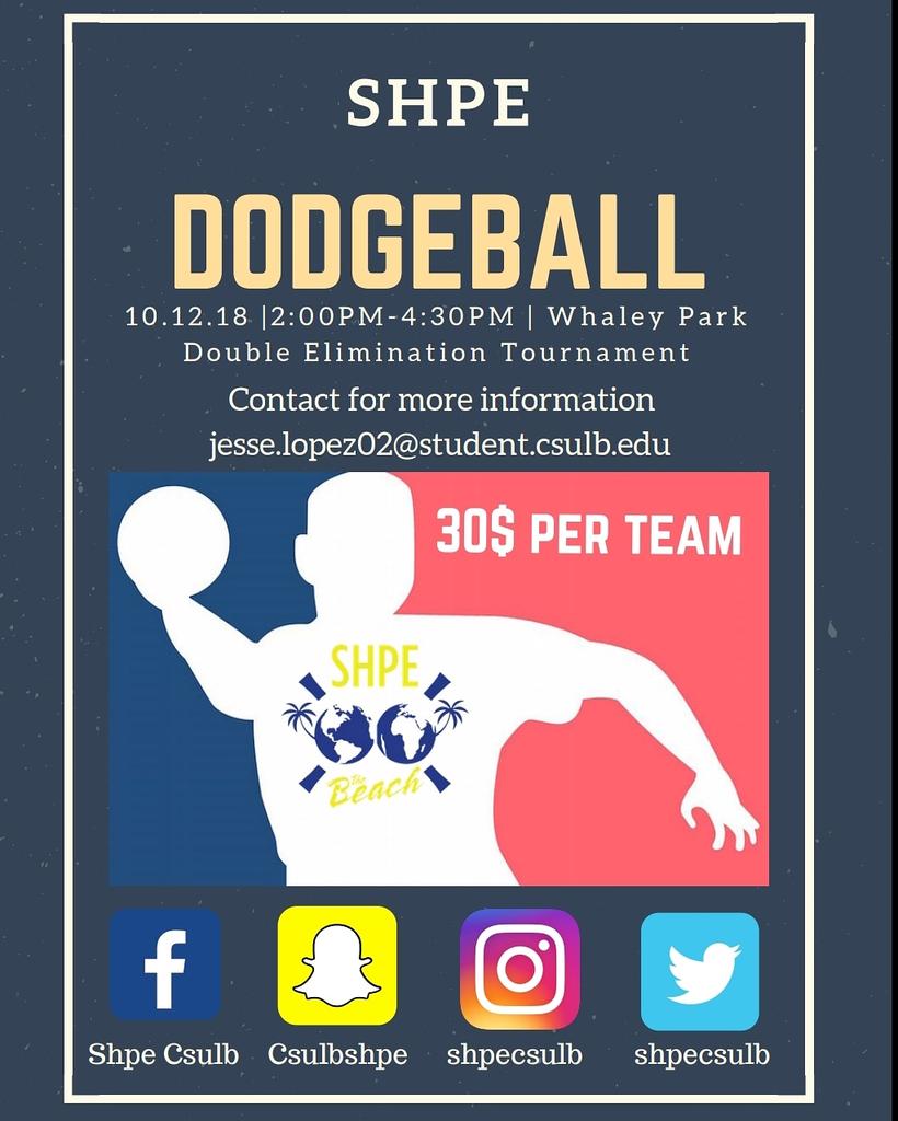 Also!
Need some relaxation from midterms?
Come play some Dodgeball this FRIDAY!