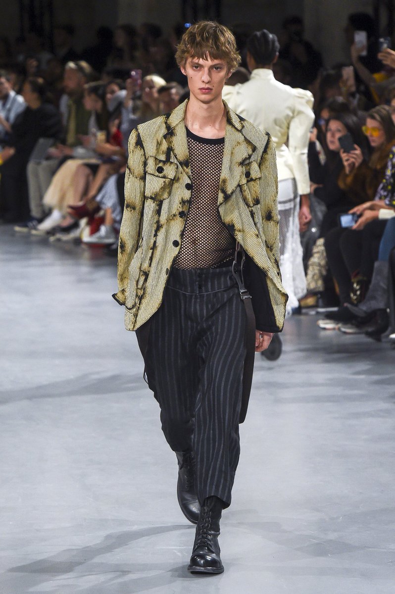 UnderdogMX's tweet image. ✨🗞 John #Galliano #SS19 #menswear #menfashion