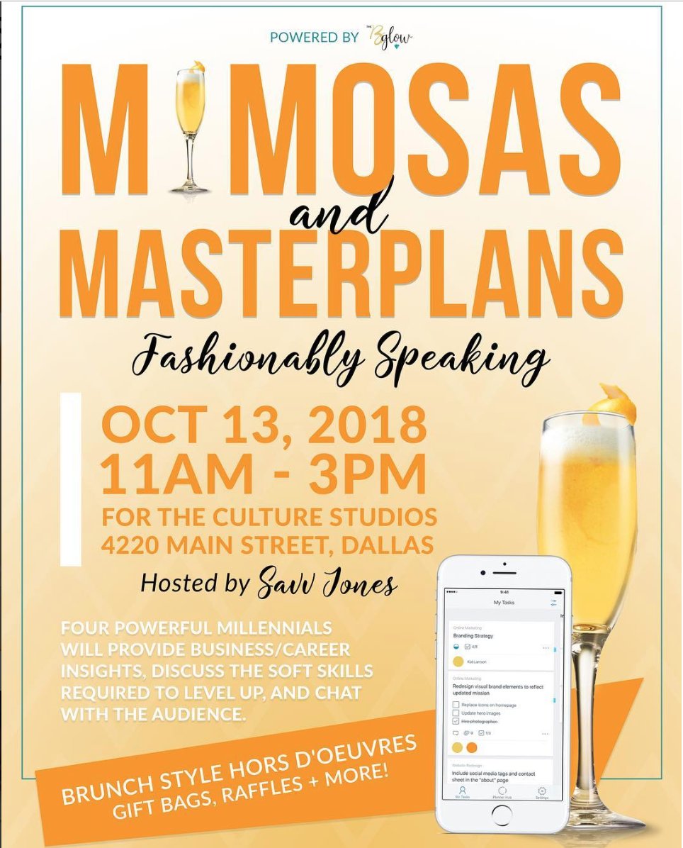 LiveXXVent's tweet photo. •••WE ARE 1 WEEK AWAY FROM
THE 2ND INSTALLMENT OF THE MIMOSAS AND MASTERPLANS SERIES ••• @thebeeglow will be powering up an event with a panel of amazing millennial NEXT Saturday!! Tickets in the bio!
See you then! https://t.co/dG69Rvykg9