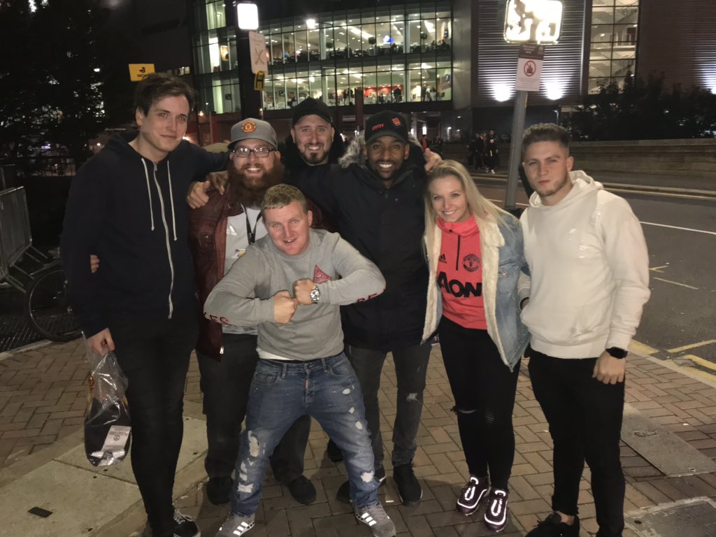 RedBeardedRed's tweet photo. Unfortunately I have to head back to Arizona tomorrow! Manchester, you’ve been AMAZING!! Thank you so much to all my friend on the @UnitedStandMUFC for making my day so special! And special shout out to @_maffoo and @shanelthiggs for coming out with me! Good night all! #MUFC https://t.co/qEkhcuRWId