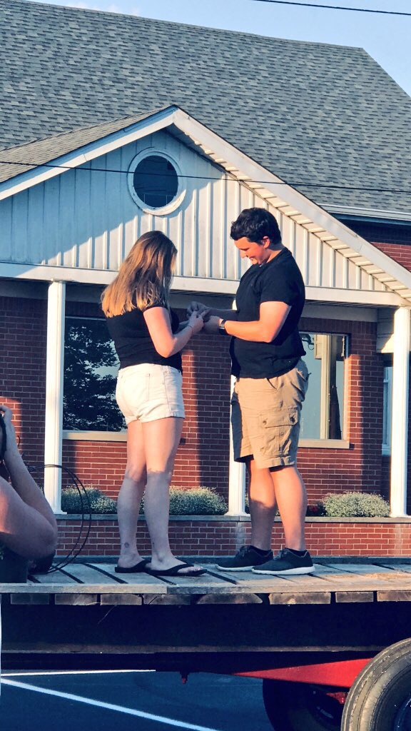 laureneebersold's tweet photo. Congratulations to my favorites, Mattie and Isaac, on their engagement! I’m sooo happy for you two! 😭💗 https://t.co/8E21iQB2eJ