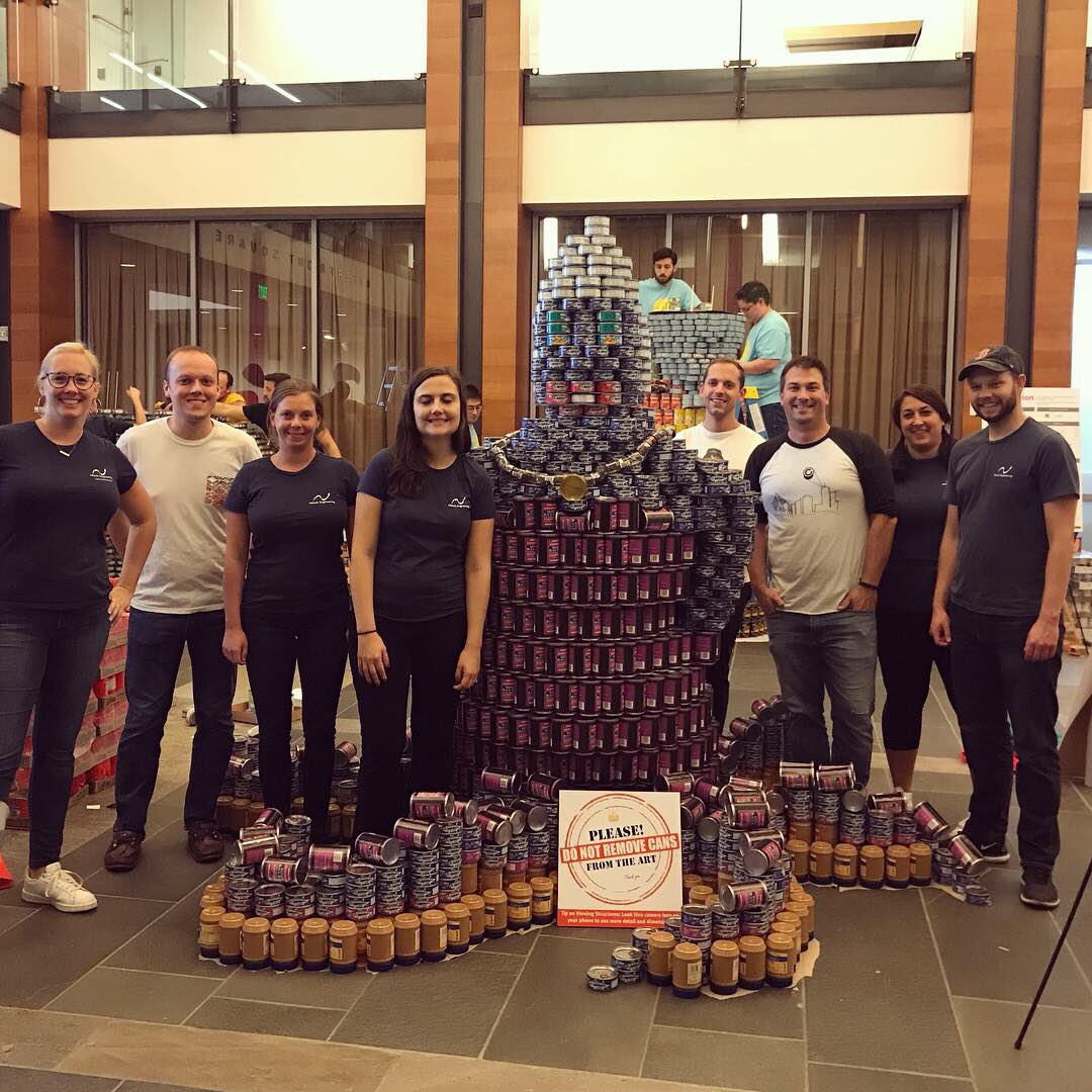 nitscheng's tweet photo. And that’s a wrap! Thanks to our amazing design and build teams for building Ursula from The Little Mermaid, to go along with this year’s #canstructionboston theme of Heroes vs. Villains! #canstructionboston #findthecan #bostoncan #wecan #souperstar https://t.co/tLhjoUL85X