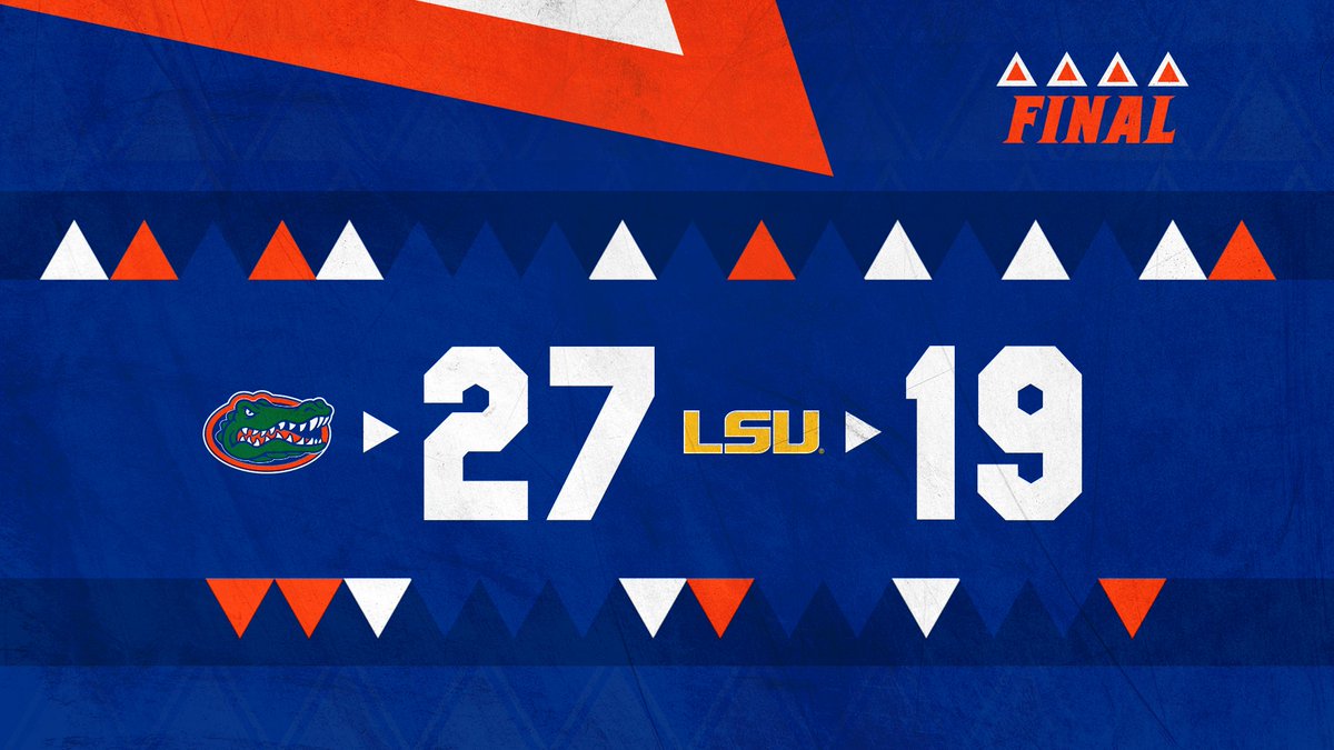 GatorsFB's tweet photo. Back-to-back ranked wins sounds pretty good to us.

#RelentlessEffort #GoGators https://t.co/CNfkkyo9ne