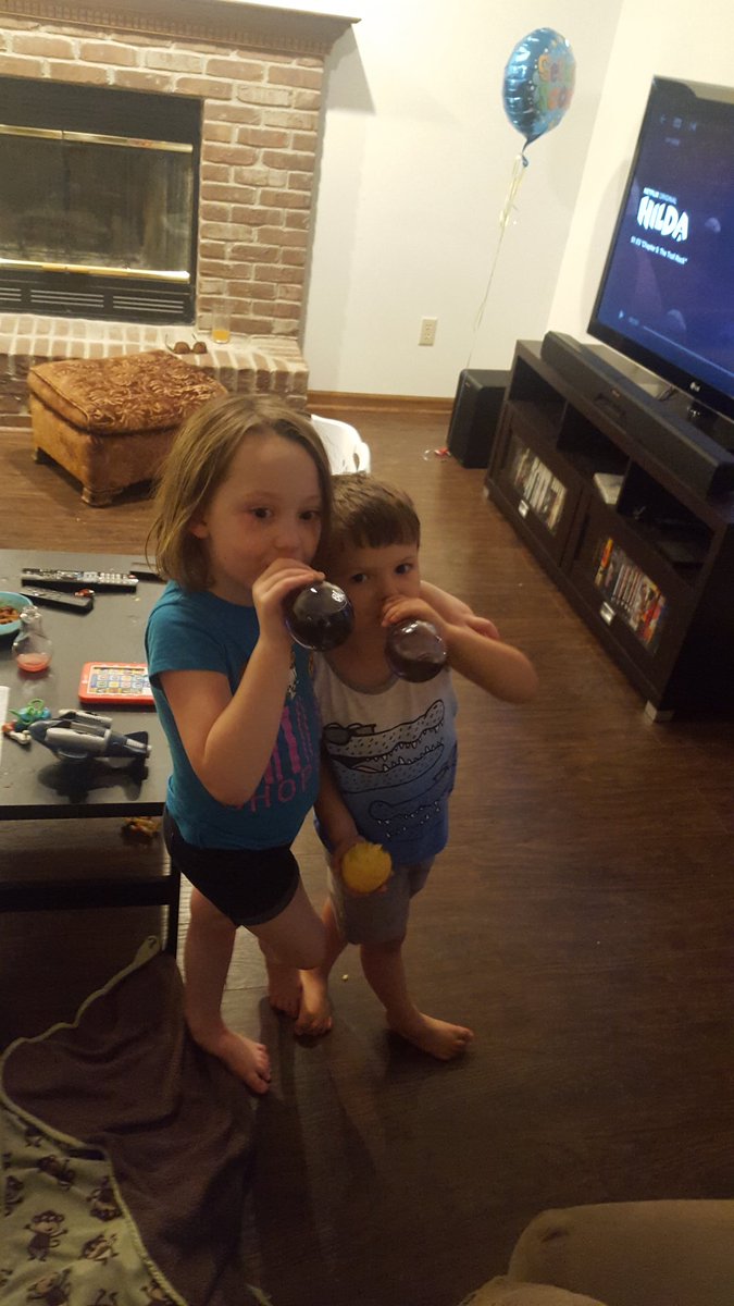 JonGray's tweet photo. Cousins. Potions. Hilda. https://t.co/H8sl86xWXG
