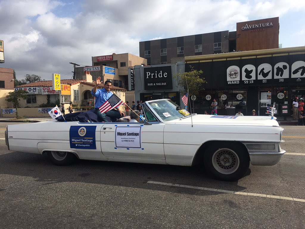 MSantiagoAD54's tweet photo. Awesome afternoon in #Koreatown @koreatimes 45th Annual Korean Day Parade in #AD53! #TogethernessLA ๐บ๐ธ๐ฐ๐ท https://t.co/Lfo9uid3Ni