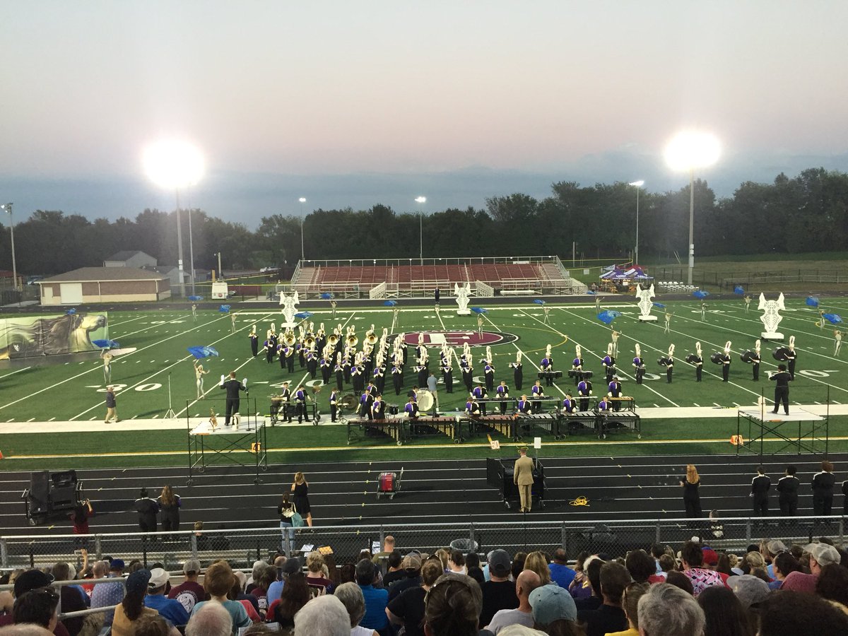 BandGuy11's tweet photo. Union City is always a pleasure to see! Their show “The Pale Horse” is thrilling to watch! #FHSSonicBoom18 https://t.co/ox91hXvRI6