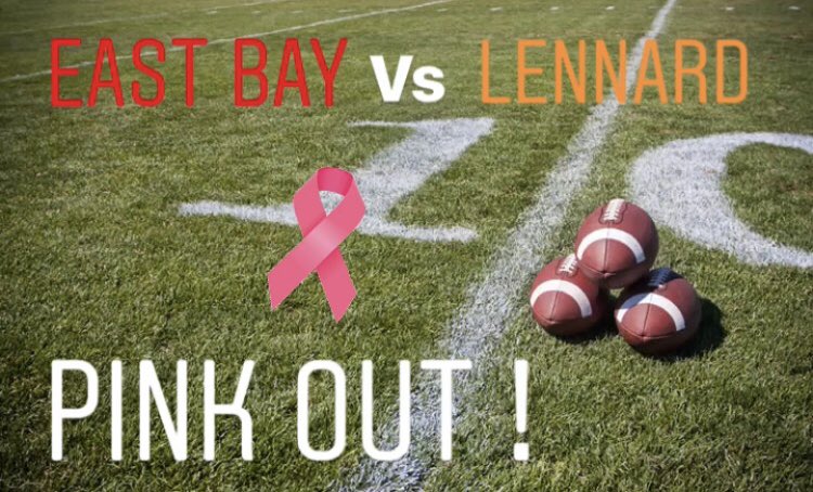 Come out &amp; support our seniors on 10/12 @ East bay - 7:30