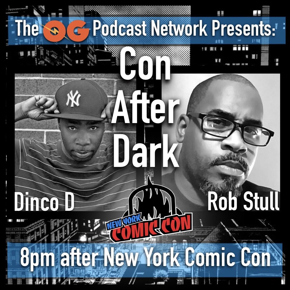 <a href="/DINCOD/">DINCO</a> and <a href="/RobStull24/">Rob Stull</a> will be joining us live in the #HackensackMeridianHealthStage17 studio at 8pm tonight. 

#ogpodcastnetwork #OGPodcast #Fireside #Comics #NYCC #NewYorkComicCon #ConAfterDark