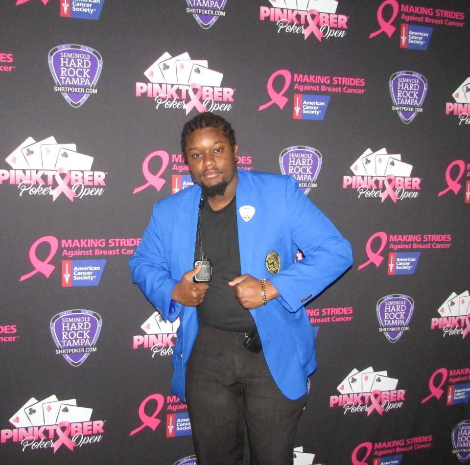 Tampa Security celebrating #Pinktober. #BreastCancerAwarenessMonth <a href="/buddy853/">Beaner on the Outside</a> <a href="/SHRTBackstage/">Tampa's Backstage</a>