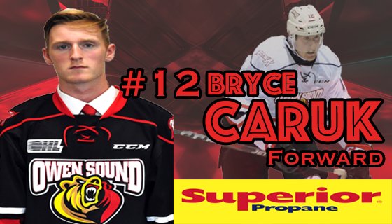 AttackOHL's tweet photo. GOAAALLL!!!! 🚨🚨🚨 @SuperiorPropane Attack goal for rookie Bryce Caruk! His first OHL goal to make it 3-0 Attack! #HearTheSound https://t.co/IF7uKdCxHi