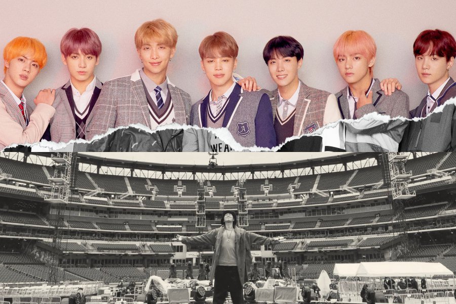 soompi's tweet photo. #BTS Shares Their Thoughts As They Become 1st Korean Artist To Hold U.S. Stadium Concert #BTSxCitifield https://t.co/CfAaY3j4Q5 https://t.co/2S0NlZpMYW