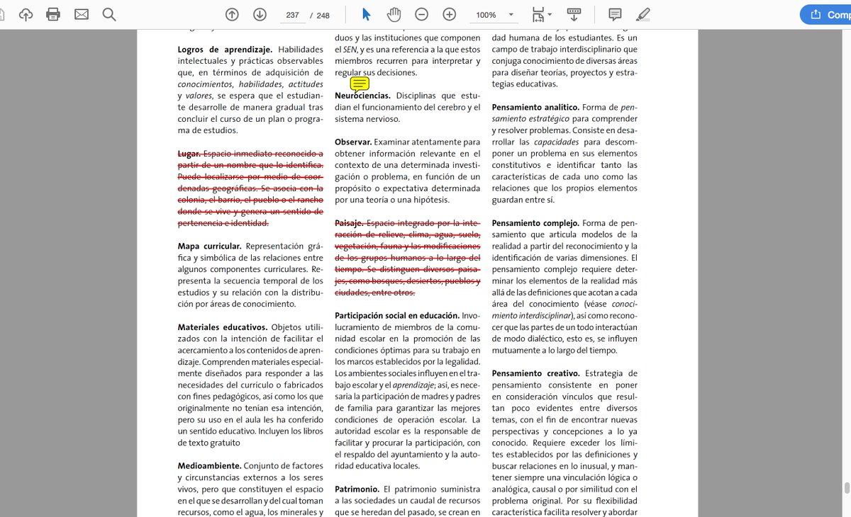 sebastianpla70's tweet photo. Como me hizo ver un amigo, si existía alguna duda de que el Nuevo Modelo Educativo fue hecho al vapor, nada más vean la calidad editorial del programa de historia. ¡¡¡Dejaron las correcciones a la mitad!!! 
O quizá es la nueva calidad educativa y yo simplemente no la capto. https://t.co/mECxG3KgVd
