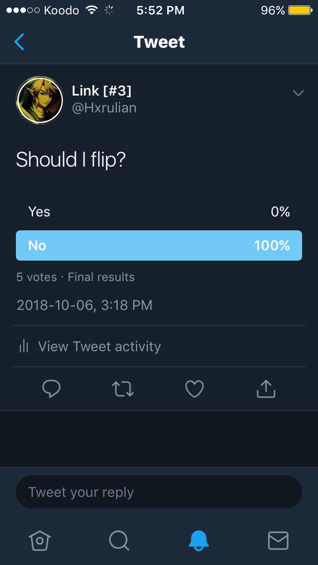 You don't want me to flip, but none of you will interact with me.
Should I just deactivate then??