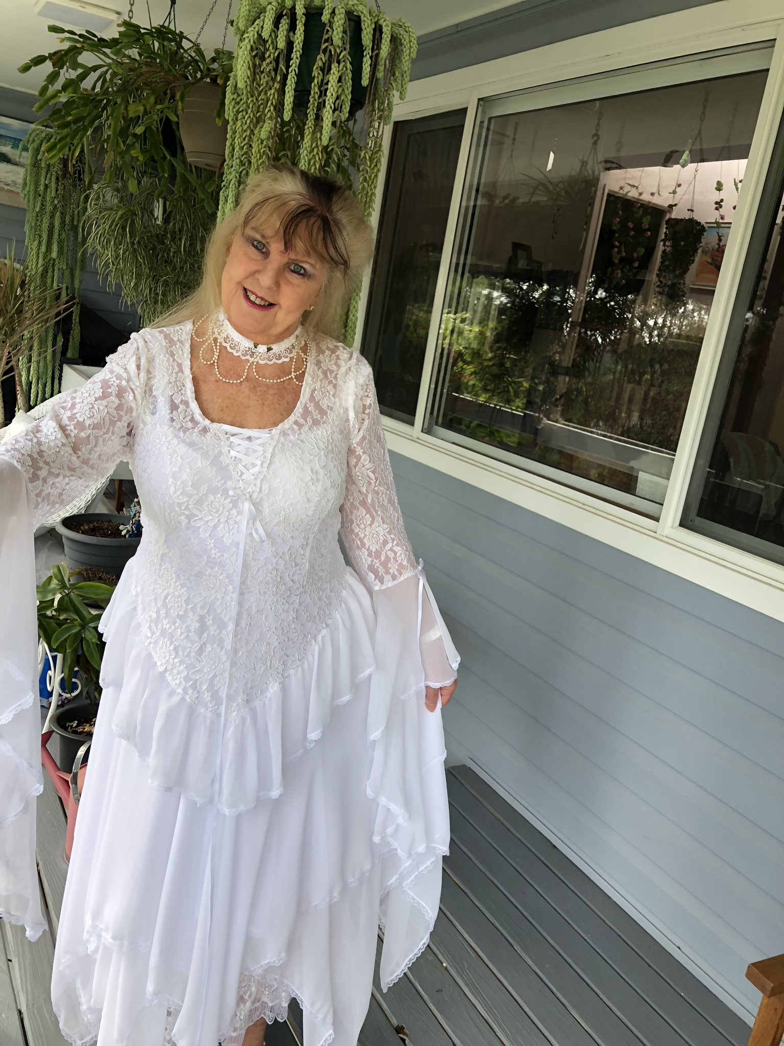 stevie nicks style wedding dress