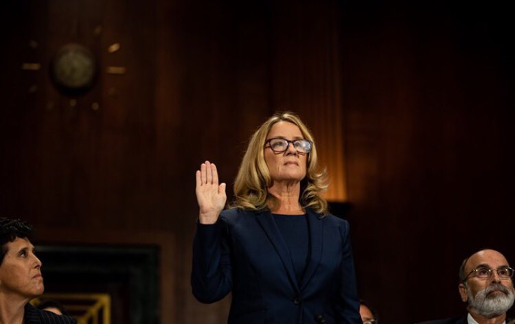 stdnts4paulette's tweet photo. We are infuriated, disgusted, but sadly not surprised at the confirmation of Kavanaugh. This day stands as a reminder to elect officials that will empower our voice; officials that will not demean our identities, dismiss our convictions, or deride our narratives. #IBelieveHer https://t.co/Tdn2Uv2SFl