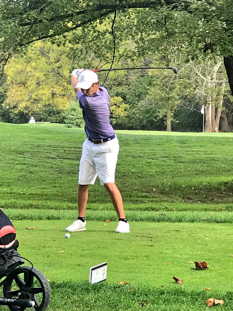 CGSportsNetwork's tweet photo. 1st round scores for the CG boys golfers from the Indiana Jr Golf Hoosier Jr Championship at Otter Creek in Columbus:

Heck 75 T8
Short 77 T15
Tidd 80 T30
Heffner 81 T39
Slaughter 81 T39
DeHaven 81 T39
Shelley 86 63rd

The final round is Sunday. Good luck Trojans! https://t.co/xQwq4oZotG