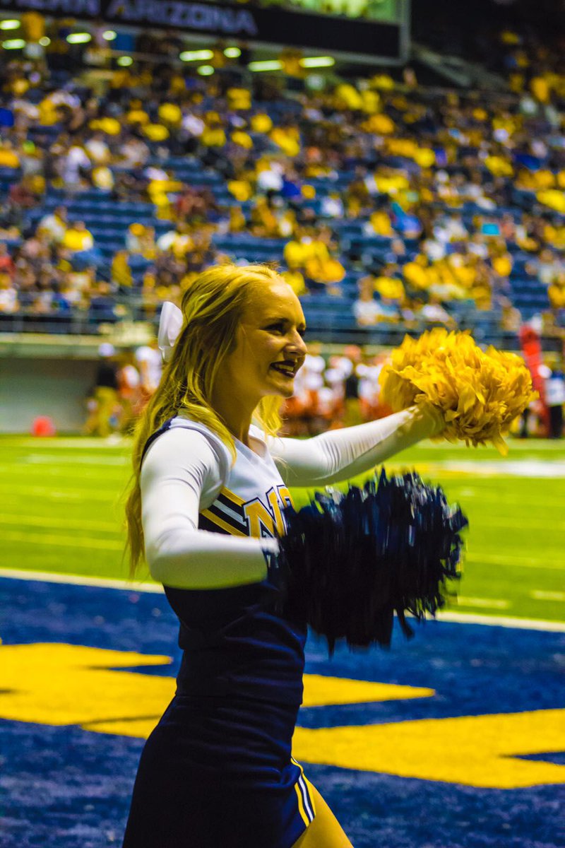 We couldn’t do it without <a href="/NAUcheer/">NAU Cheer</a> 🎉 #CheerOn #LumberjackSpirit